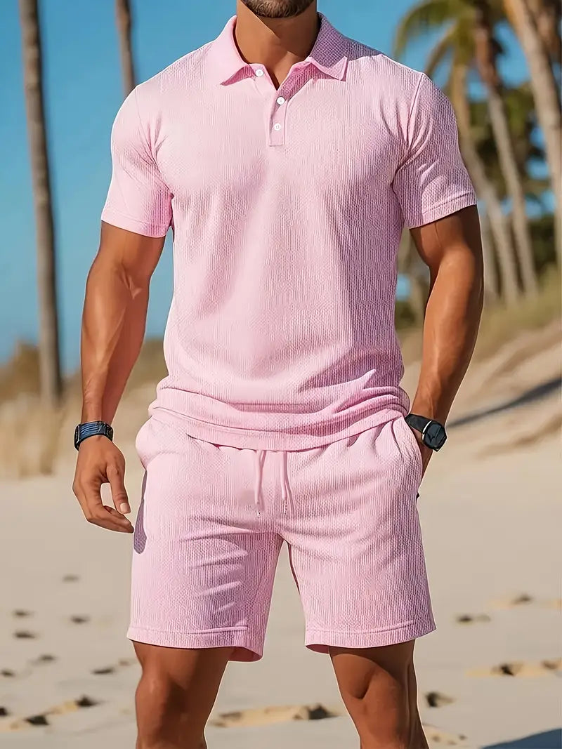 Kelvin Lässiges Zweiteiliges Sportset