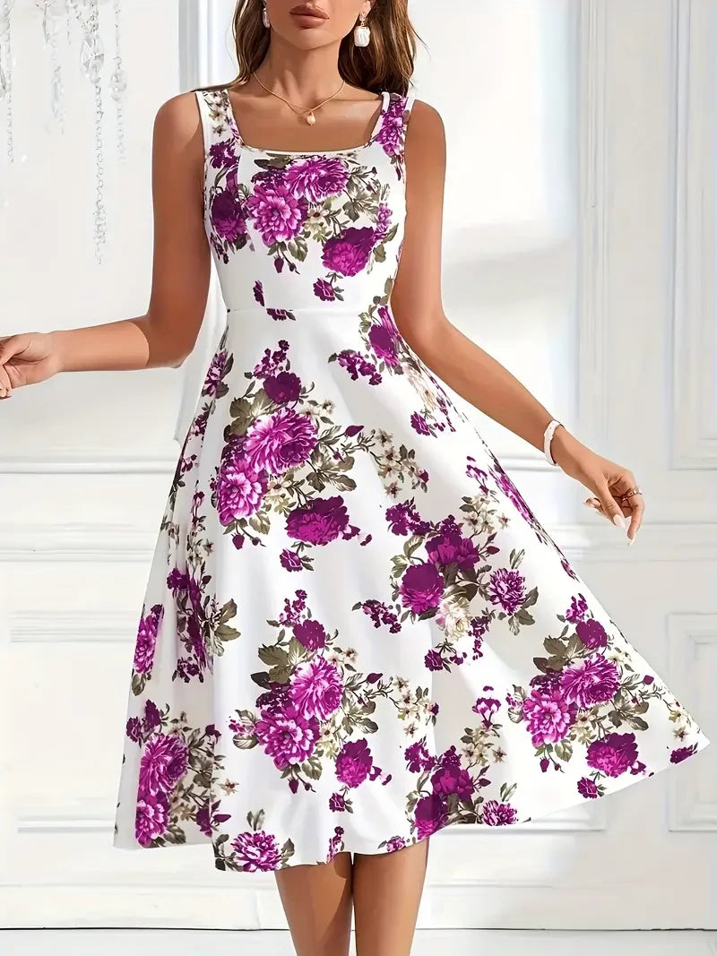 Dearaina | Modisches und Elegantes Midi-Kleid