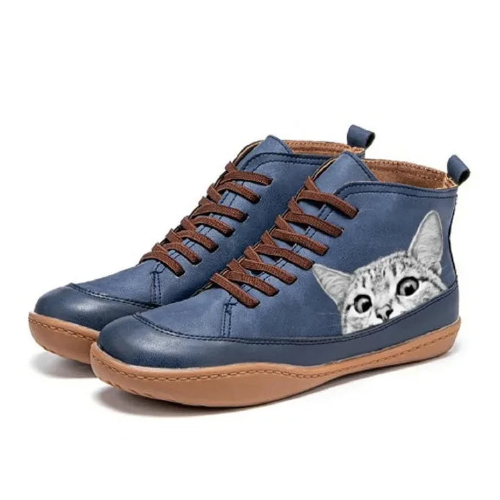 Eleio | Schuhe mit Katzenprint