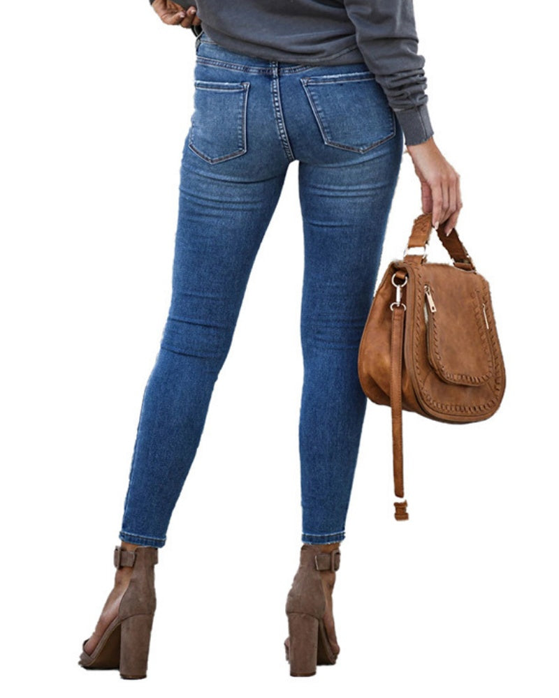 Damen Klassische Skinny-Hose