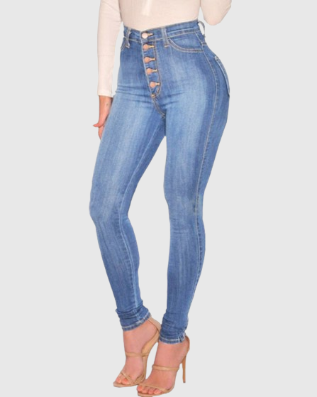 Damen Figurbetonte Denim Jeans