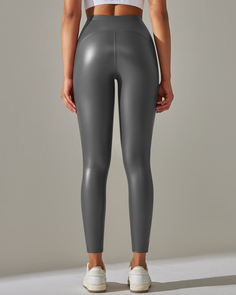 Leder Sport Hose
