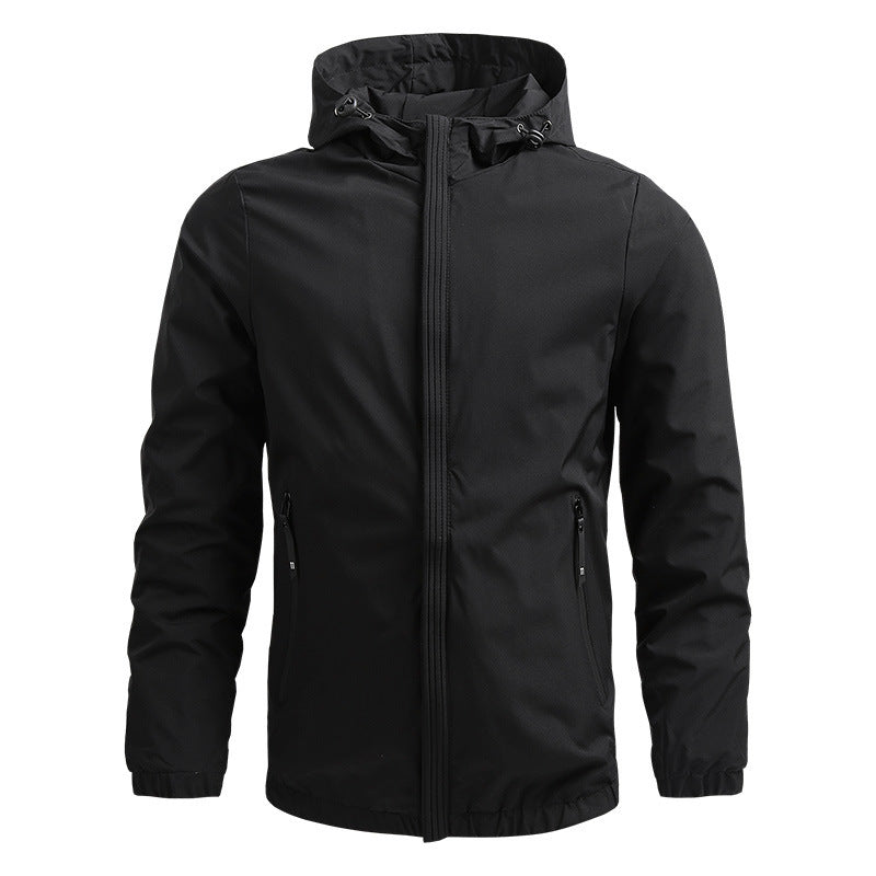 Elaio | Jacke mit Kapuze und langen Ärmeln