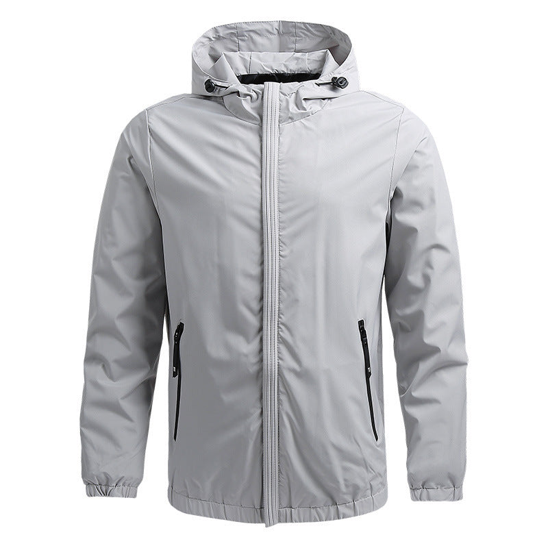 Elaio | Jacke mit Kapuze und langen Ärmeln