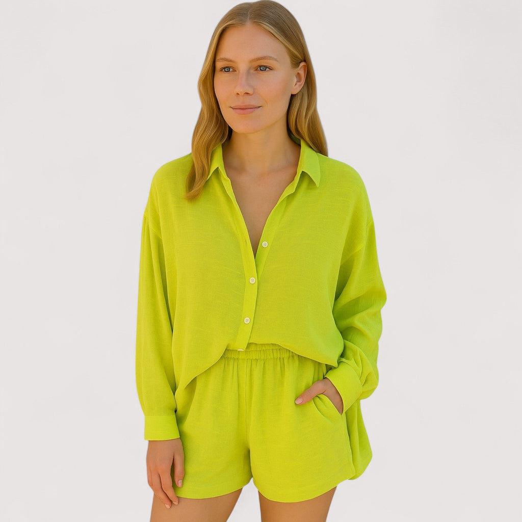 Helene | Hemd-Shorts-Set