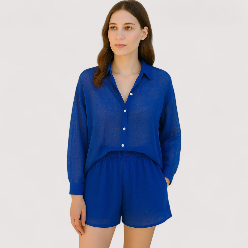 Helene | Hemd-Shorts-Set