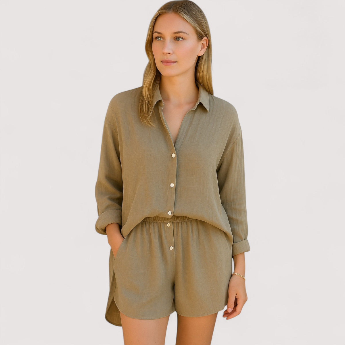 Helene | Hemd-Shorts-Set
