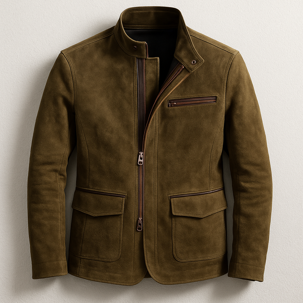 Valuer | Wildlederjacke mit Taschen
