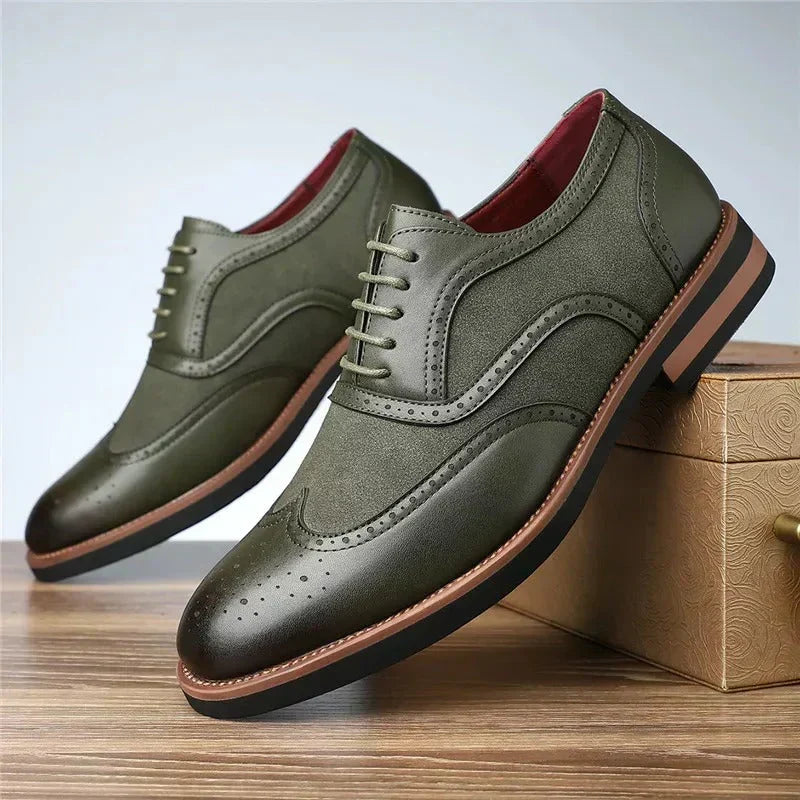 Samonn | Bairstow Zweifarbige Oxford Schuhe