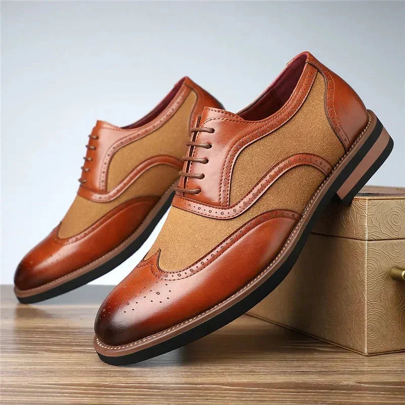 Samonn | Bairstow Zweifarbige Oxford Schuhe