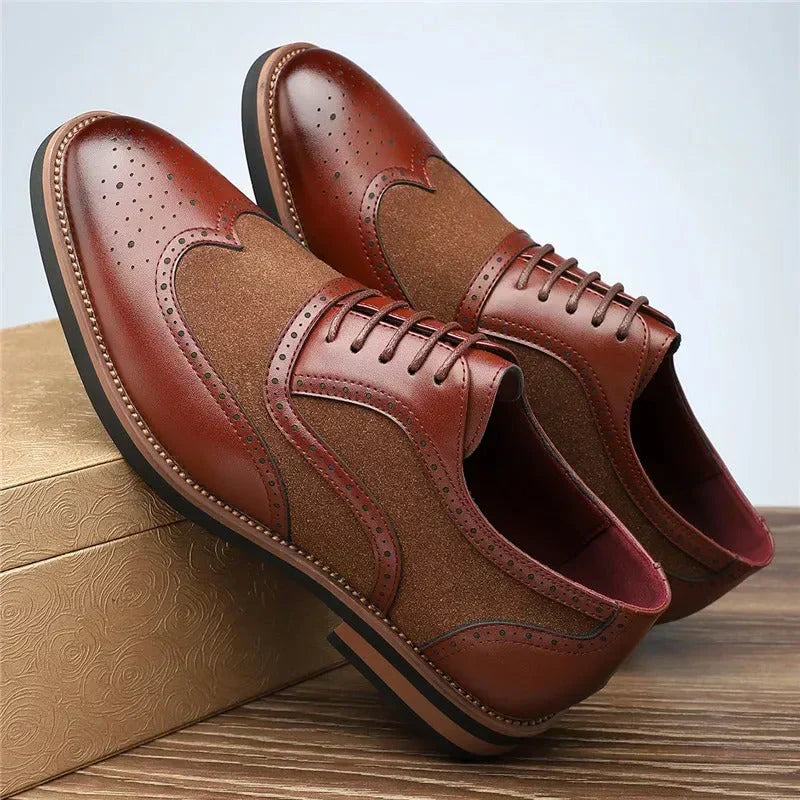 Samonn | Bairstow Zweifarbige Oxford Schuhe