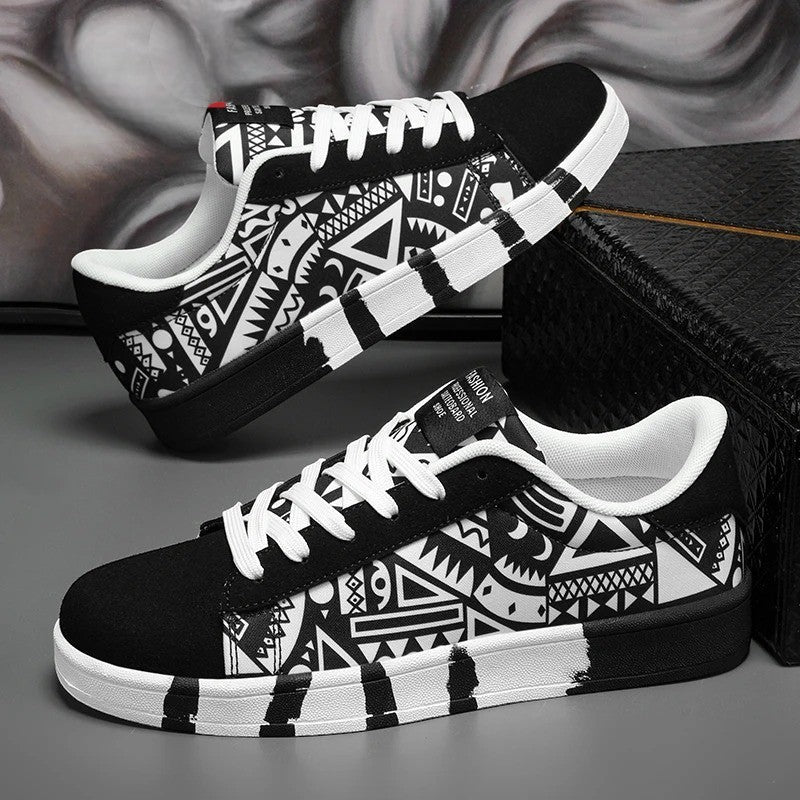 Gab Sneakers mit ethnischem Muster