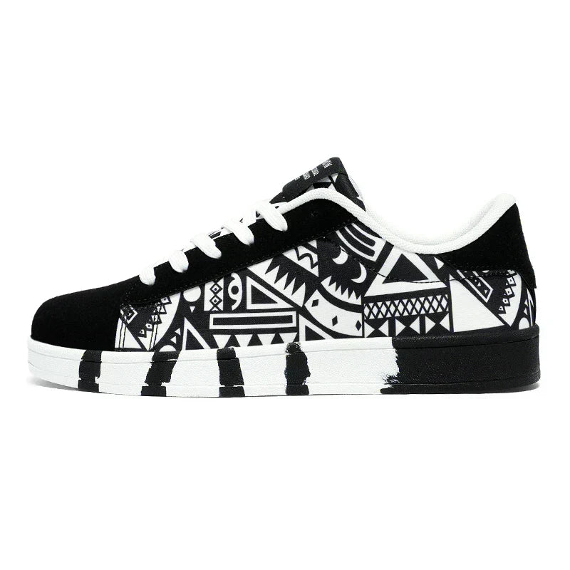 Gab Sneakers mit ethnischem Muster