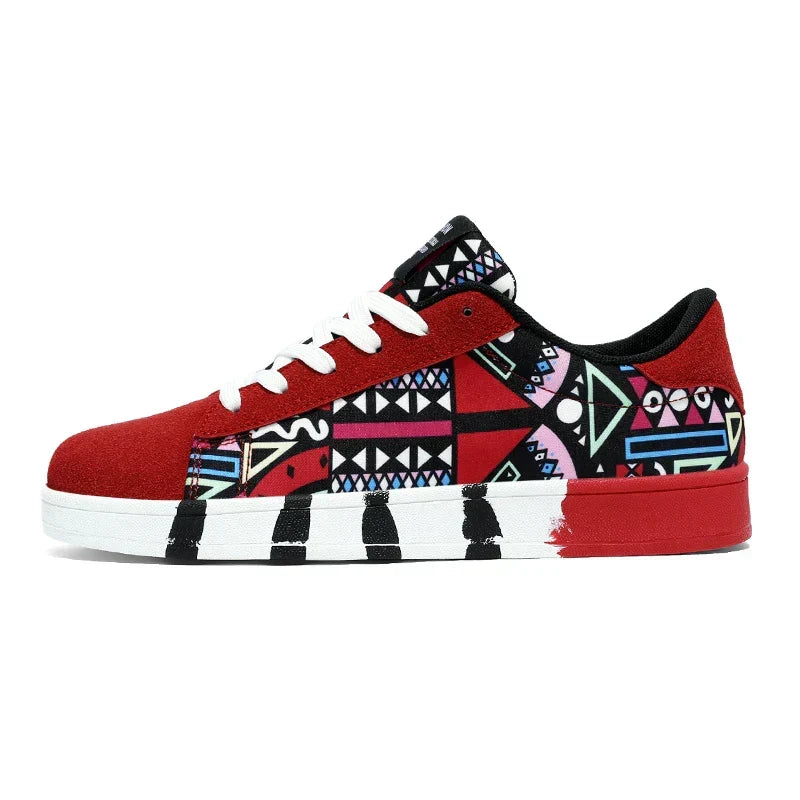 Gab Sneakers mit ethnischem Muster