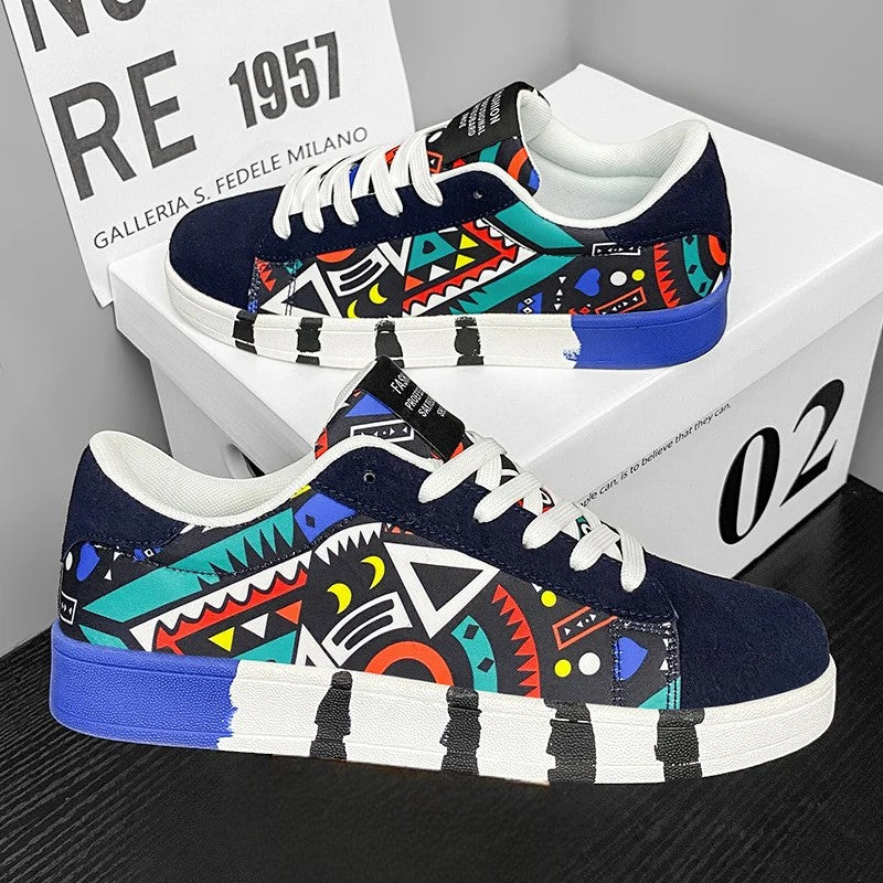 Gab Sneakers mit ethnischem Muster