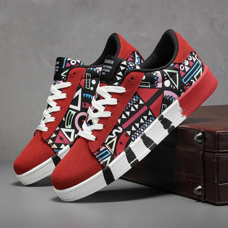 Gab Sneakers mit ethnischem Muster