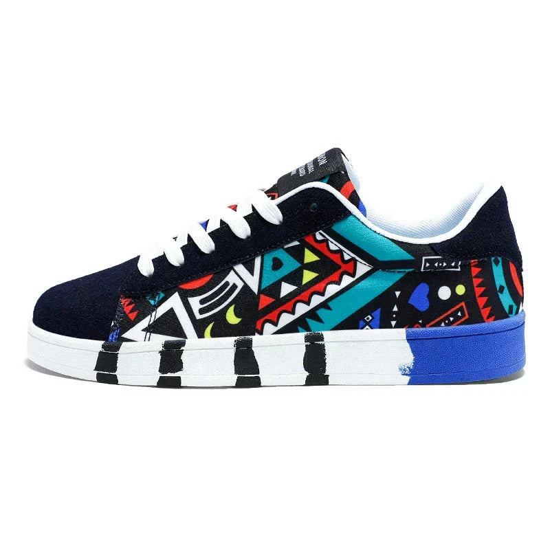 Gab Sneakers mit ethnischem Muster