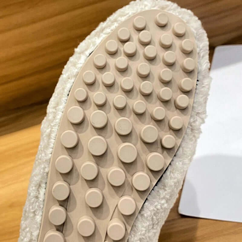 Arielle Damen Hausschuhe – Weiche Plüschschuhe mit rutschfester Sohle