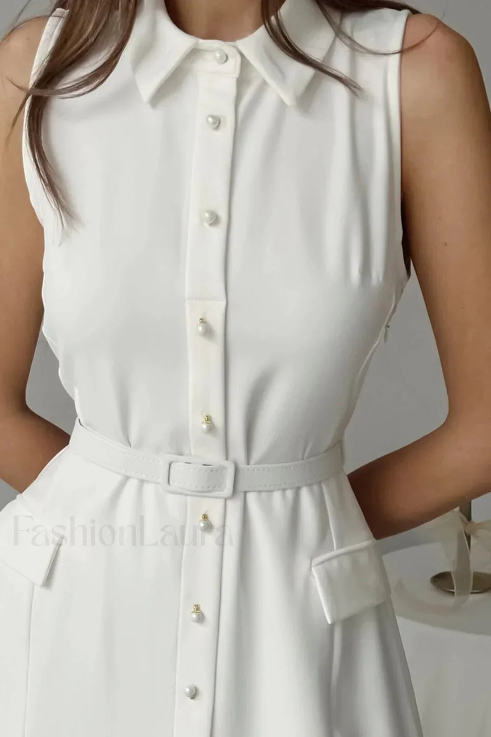 Kalieva | Elegantes Maxikleid ohne Ärmel
