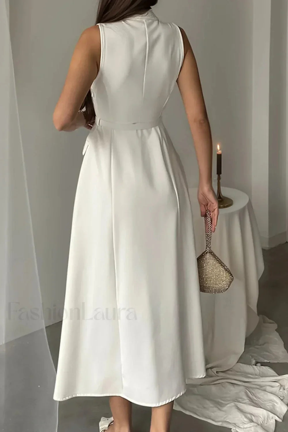 Kalieva | Elegantes Maxikleid ohne Ärmel