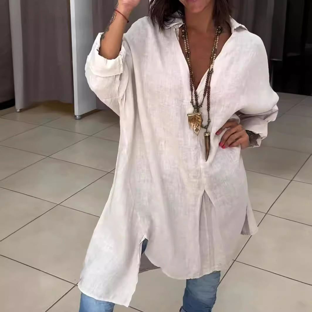 Lulaella | Longshirt Hemd im Oversize Look