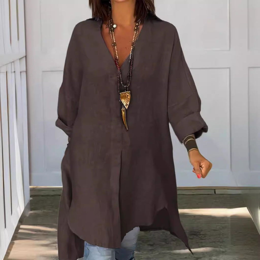 Lulaella | Longshirt Hemd im Oversize Look