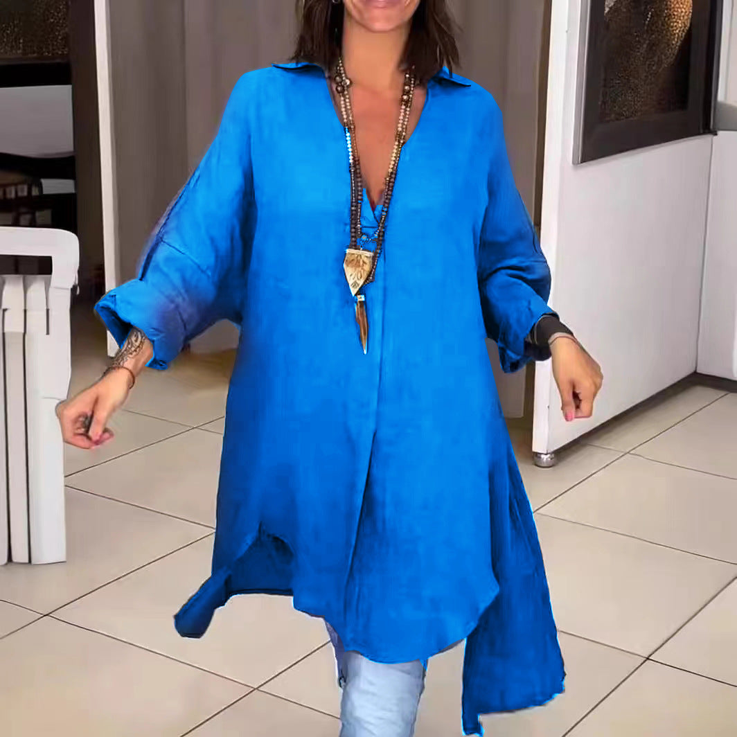Lulaella | Longshirt Hemd im Oversize Look