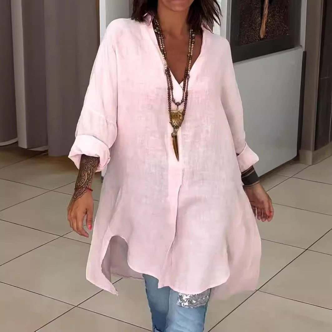 Lulaella | Longshirt Hemd im Oversize Look