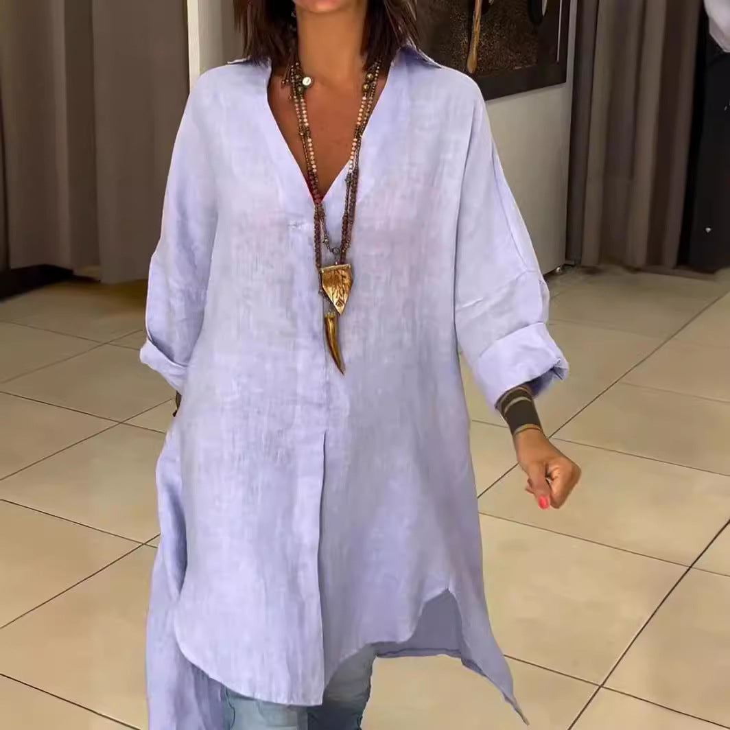 Lulaella | Longshirt Hemd im Oversize Look