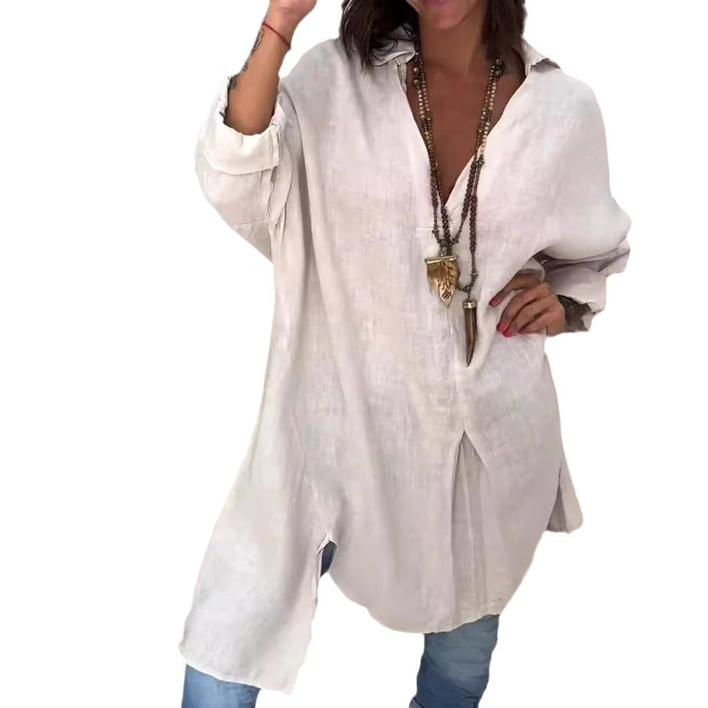 Lulaella | Longshirt Hemd im Oversize Look