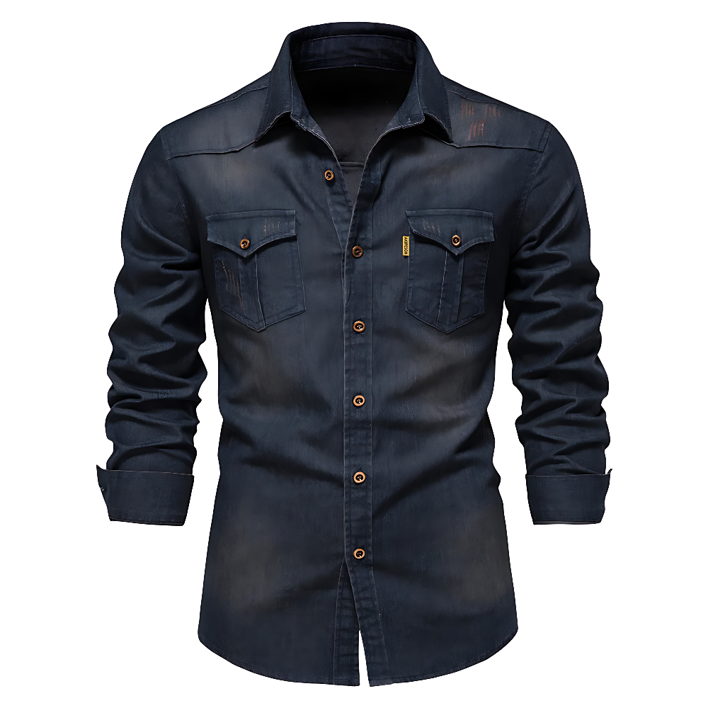 Feloner | Baumwoll Jeans Hemd