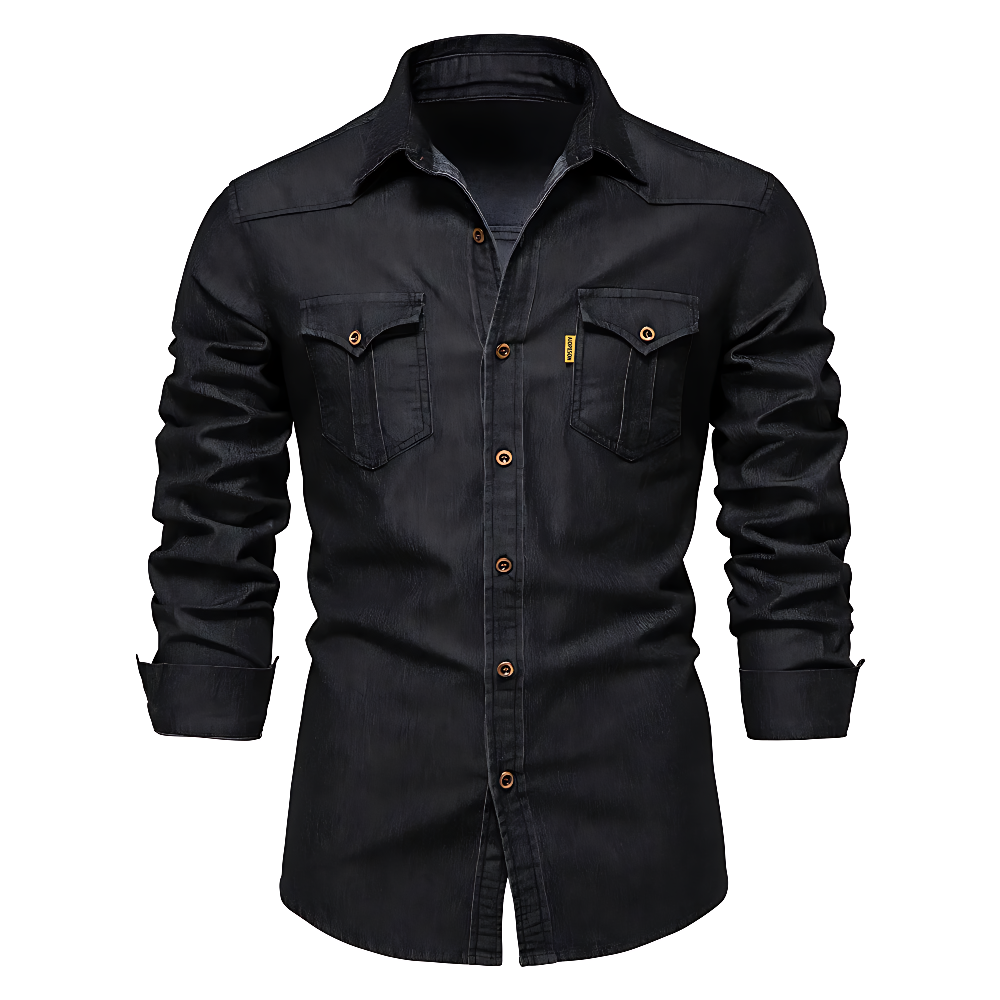 Feloner | Baumwoll Jeans Hemd